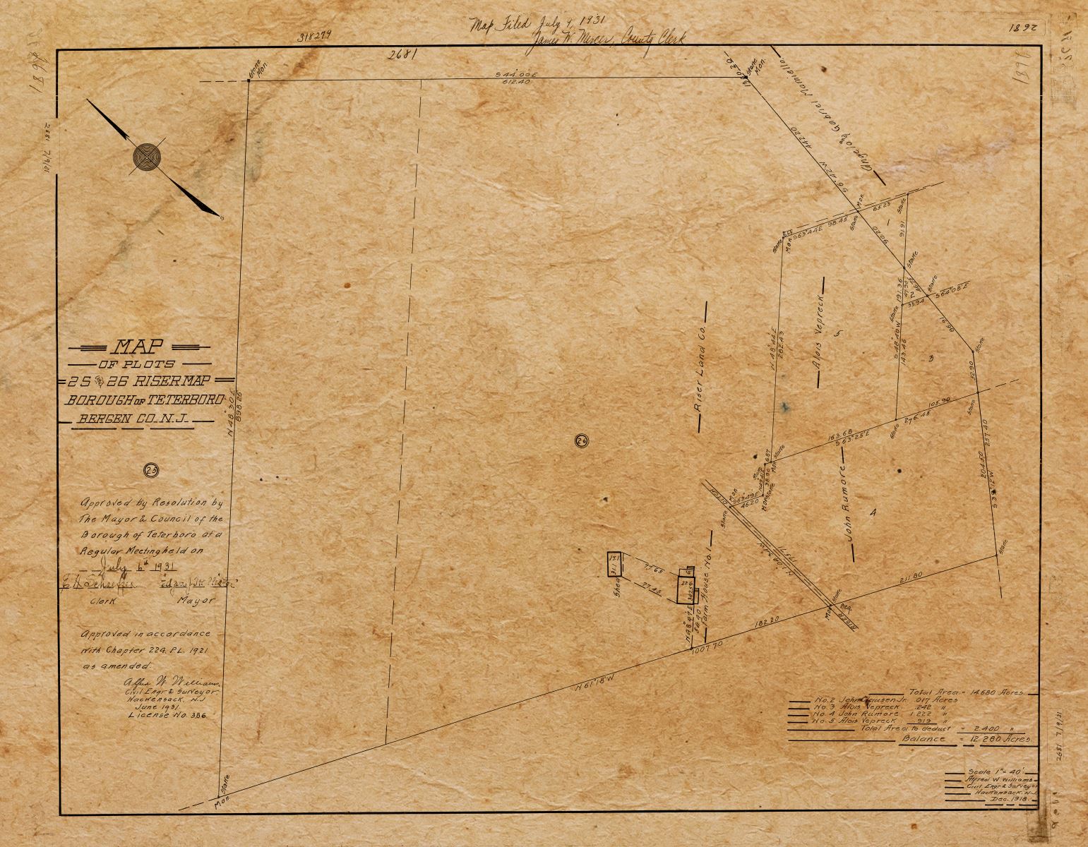 teterboro map 1939